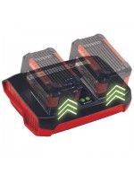 OFERTA EINHELL KIT 2 BATERÍAS  + CARGADOR DOBLE 4 AH 18V PARA TODOS LOS DISPOSITIVOS POWER X - CHANGE