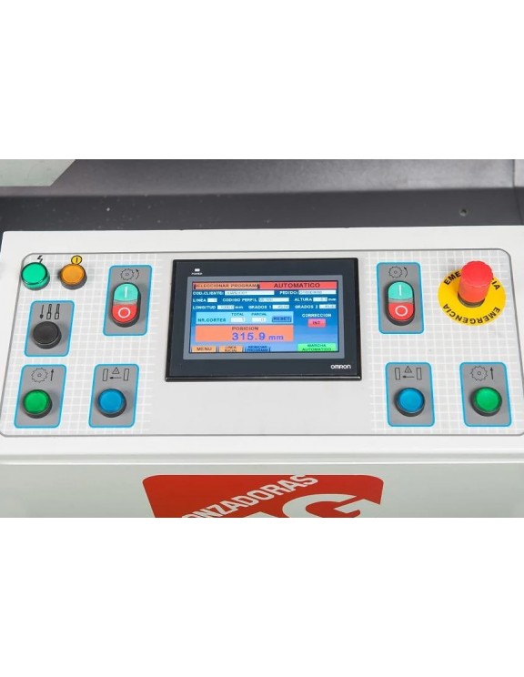 TRONZADORA DE DOBLE CABEZAL PARA...