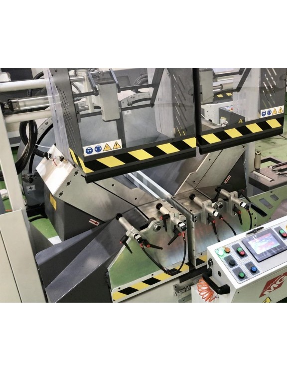 TRONZADORA DE DOBLE CABEZAL PARA...