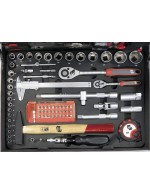 MALETÍN DE HERRAMIENTAS DE 134 PIEZAS BTK134A