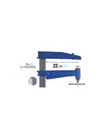 Mod. S SARGENTO APRIETE Alcance 22cm. Llanta 40x10mm
