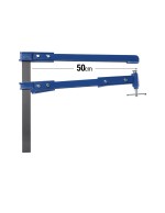 Mod. 50K SARGENTO APRIETE Alcance 50 cm. - Llanta 40x10mm