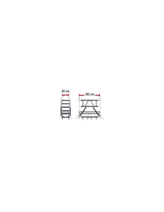 ANDAMIO DE ALUMINIO - ALTEZZA TOP S180