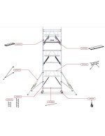 ANDAMIO DE ALUMINIO - ALTEZZA TOP S180