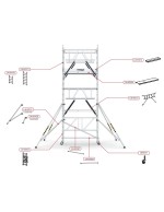 ANDAMIO DE ALUMINIO - ALTEZZA TOP F