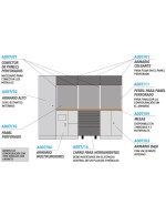 MUEBLES MODULARES PARA EL TALLER - FERVI A007UF