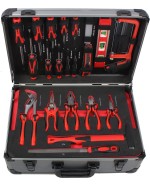 KIT CON 147 HERRAMIENTAS EN TROLLEY DE ALUMINIO