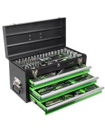 CAJA METALICA CON HERRAMIENTAS 143 PIEZAS