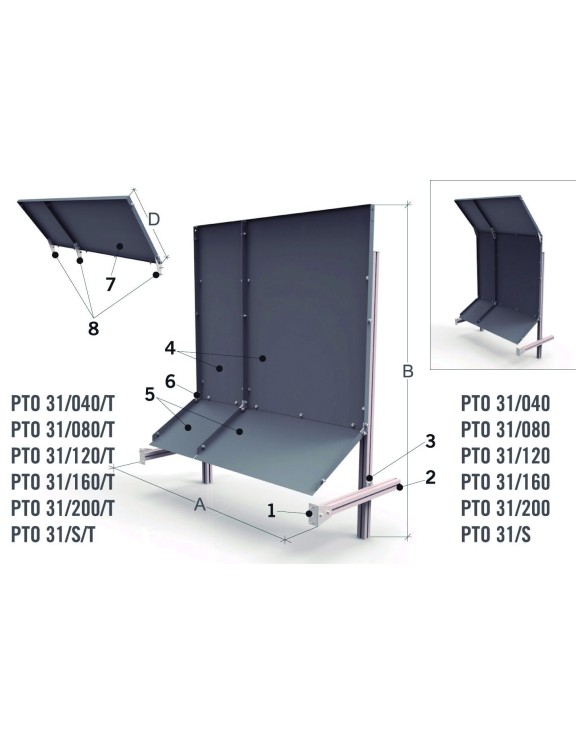 PROTECCIÓN TRASERA PARA TORNO