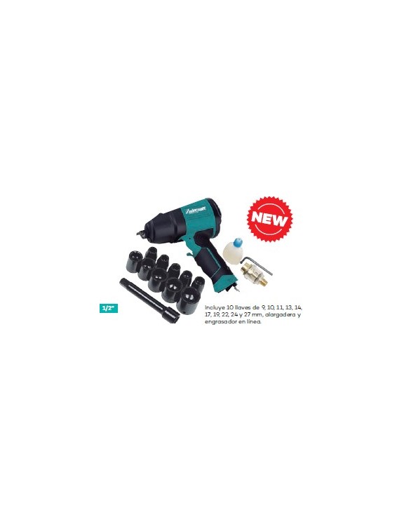 JUEGO DE LLAVE DE IMPACTO SET 1/2"
