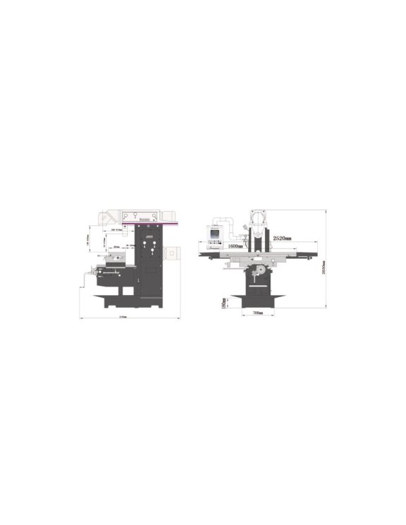 FRESADORA UNIVERSAL MT230S