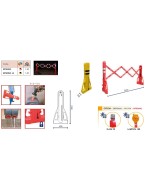 BARRERA EXTENSIBLE DE PLÁSTICO PORTÁTIL EXTENSO - 2400MM