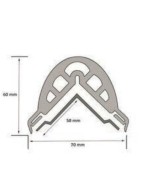 PROTECTOR DE GOMA CON PERFIL DE ALUMINIO RQR114NJ