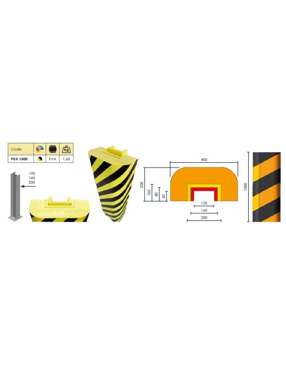 PROTECCIÓN GOMA ESPUMA PARA RACK...