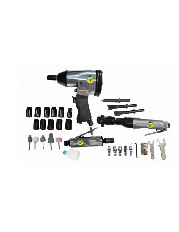 KIT DE 33 ACCOSORIOS NEUMATICOS CEVIK... KIT DE 33 ACCOSORIOS NEUMATICOS CEVIK...