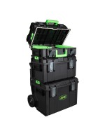 CARRO MODULAR CON 4 CAJAS APILABLES
