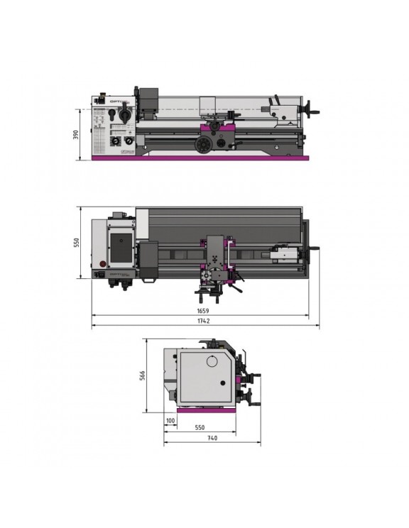 TORNO DE SOBREMESA CON VARIADOR DE...