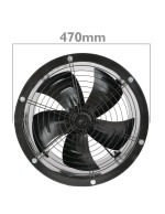 EXTRACTOR DE AIRE DE TUBO 400MM - 1360RPM