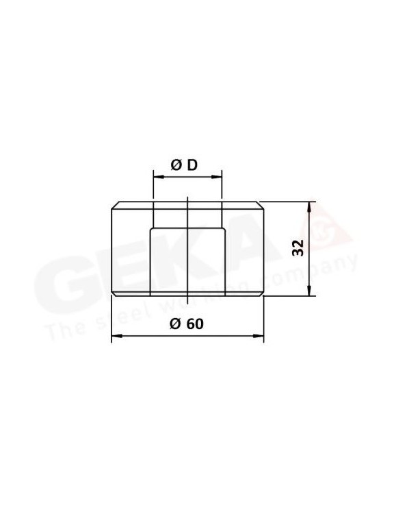 MATRIZ REDONDA TIPO 8 - GEKA - NARGESA