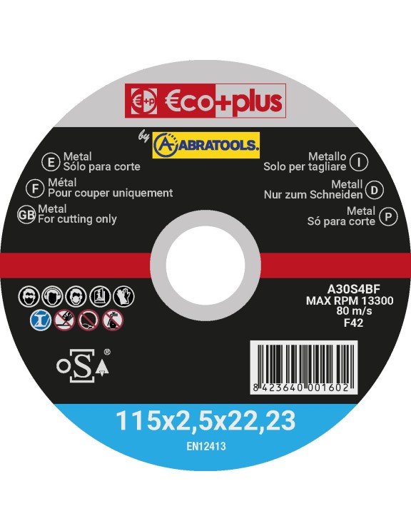 DISCOS DE CORTE Y DESBASTE / CORTE ACERO