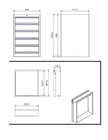 CAJONERA CON 5 CAJONES 2