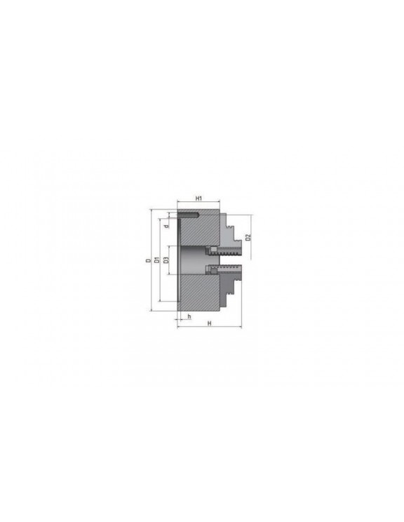 PLATO DE 3 GARRAS 160 MM