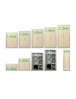 ARMARIO PERSIANAS 1,98 M. ROPERO