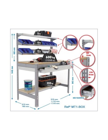 BANCO DE TRABAJO MT1-CAJÓN 2