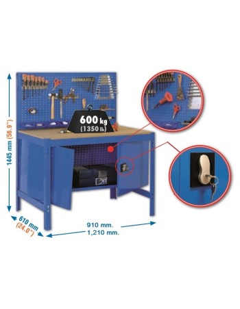 BANCO DE TRABAJO MT2 ARMARIO 2