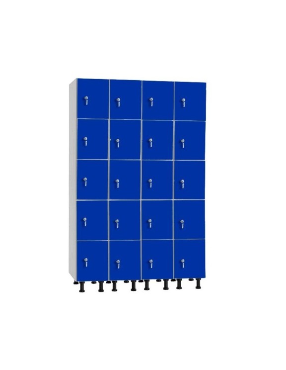TAQUILLAS MELAMINA 5 PUERTAS 4 CUERPOS