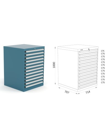 ARMARIO CON CAJONES - 12...