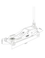 GATO HIDRÁULICO CARRETILLA 3T A BATERÍA