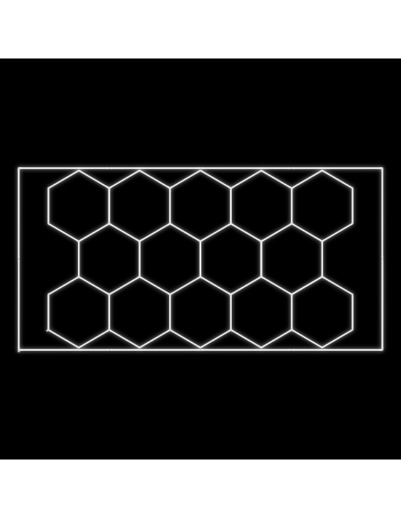 SET DE LUCES LED HEXAGONALES PARA TECHO