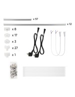 SET DE LUCES LED HEXAGONALES PARA TECHO