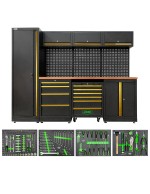 MUEBLE MODULAR PARA TALLER + HERRAMIENTAS PARA CARRO DE HERRAMIENTAS