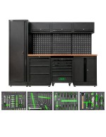 MUEBLE MODULAR PARA TALLER + HERRAMIENTAS PARA CARRO DE HERRAMIENTAS