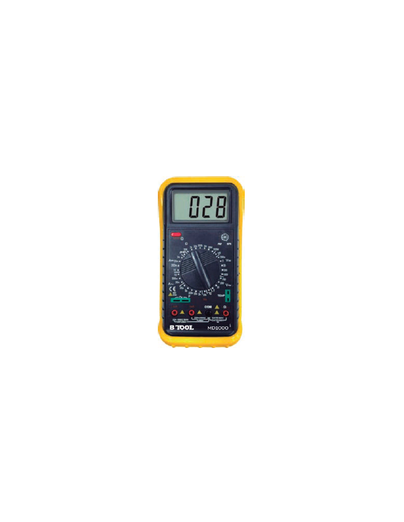 MULTIMETRO DIGITAL MW MD1000 - 1000V