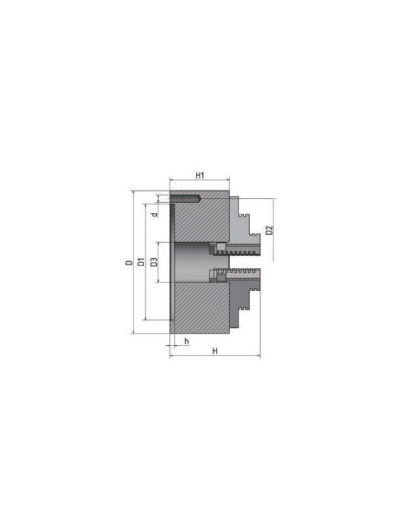 PLATO DE 3 GARRAS 160 MM
