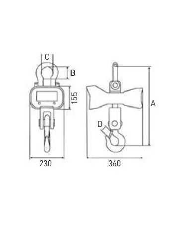 BÁSCULA DE GRÚA 5TN 2
