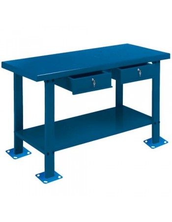 BANCO DE TRABAJO AZUL 1500MM