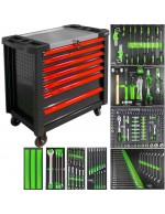 CARRO DE HERRAMIENTAS XL CON 7 CAJONES ROJO