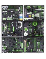 CARRO DE HERRAMIENTAS ESPECIAL KIT DE CALADO 7 CAJONES