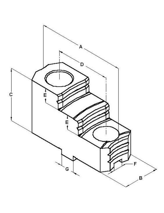 GARRA SUPERIOR DURA PARA PLATOS...
