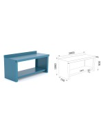 BANCO DE TRABAJO REFORZADO 1000MM / 1500MM / 2000MM HECO