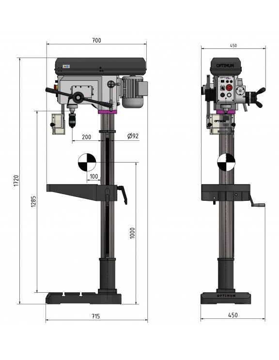 TALADRO CON AVANCE AUTOMÁTICO DH 28FS...