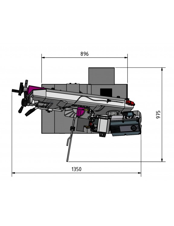 SIERRA DE CINTA PARA METAL SD 281 V -...
