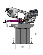 SIERRA DE CINTA PARA METAL SD 281 V - VARIADOR DE VELOCIDAD